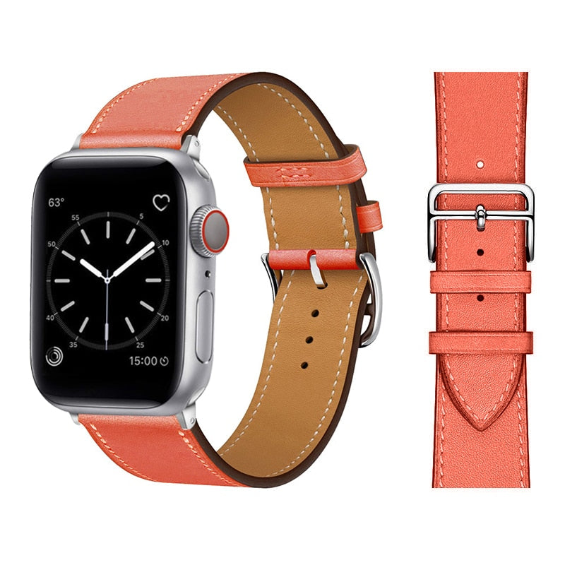 Pulseira Apple Watch Couro