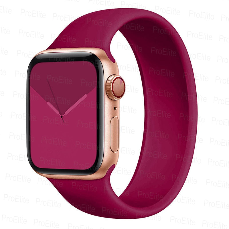 Pulseira Apple Watch Silicone Elástico