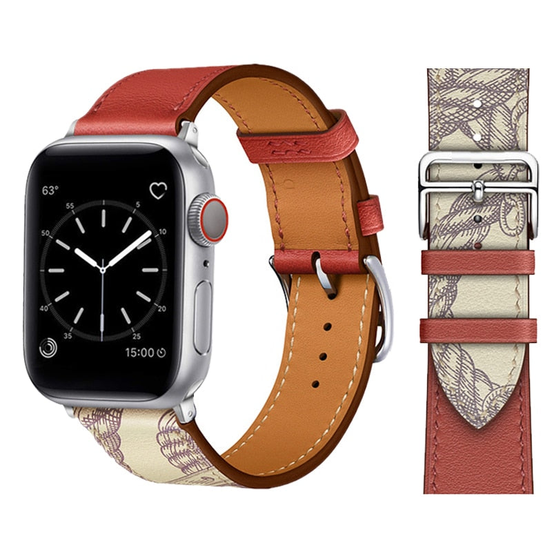 Pulseira Apple Watch Couro