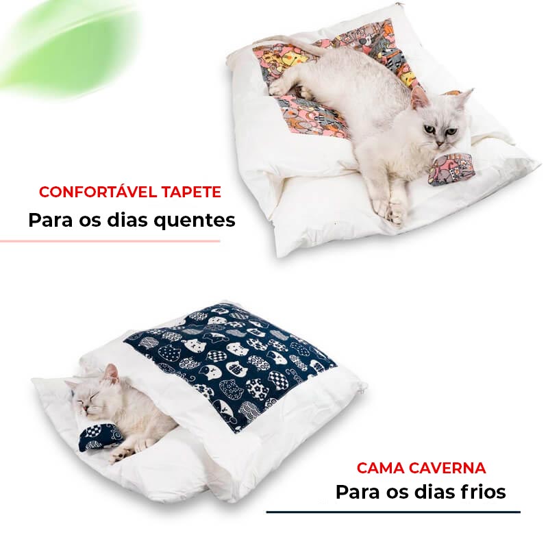 Cama de Gato com Travesseiro Completa