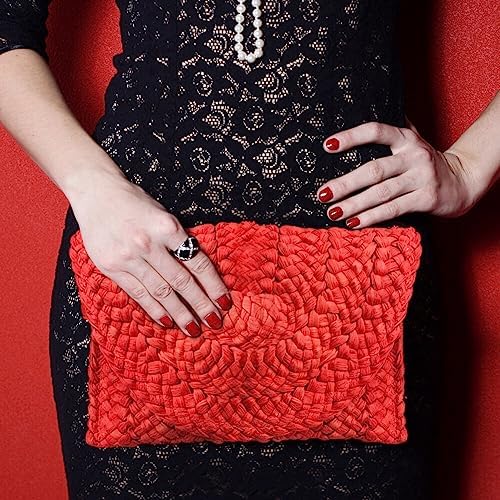 Bolsa Feminina Clutch Palhinha