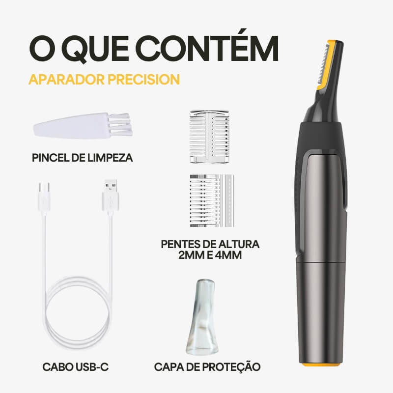 Precision Aparador de Pelos Masculino de Alta Precisão