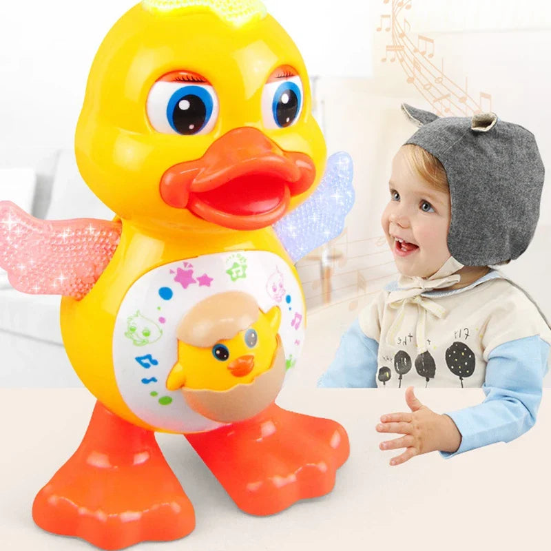 Patinho Dançarino Infantil - Pato de Brinquedo Interativo