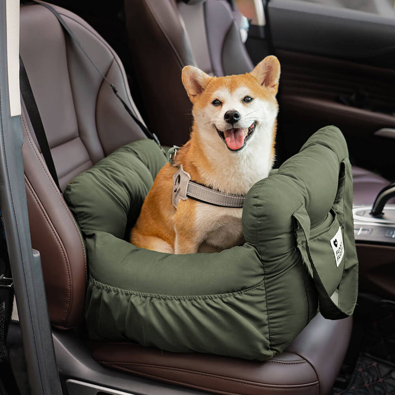 Cama portátil para assento de carro para caminhadas de cães grandes