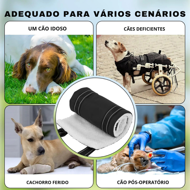 Suporte Sling Apoio para Cachorros com Dificuldade de Caminhar Lesão Artrite