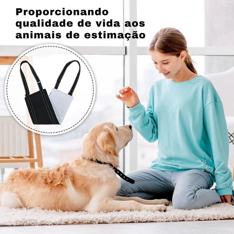 Suporte Sling Apoio para Cachorros com Dificuldade de Caminhar Lesão Artrite