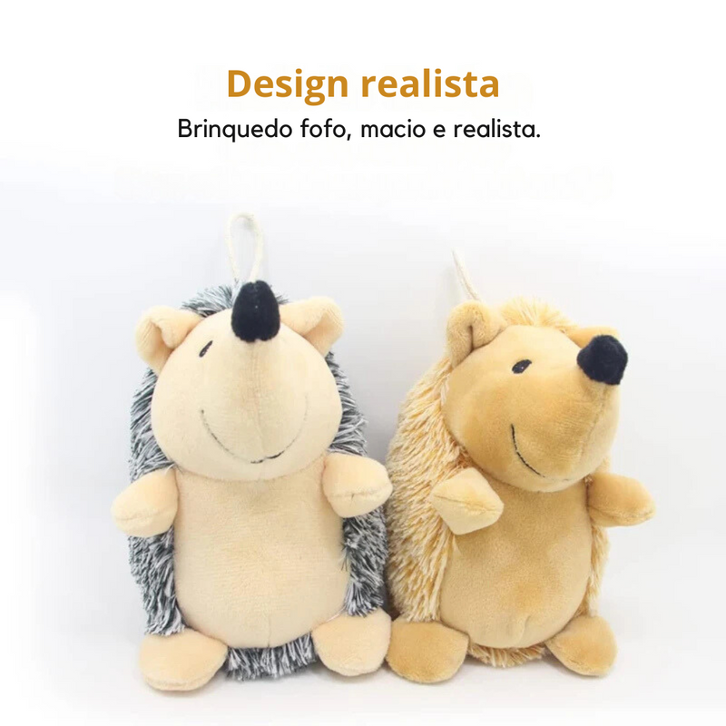 Brinquedo Pelúcia Ouriço para Cães