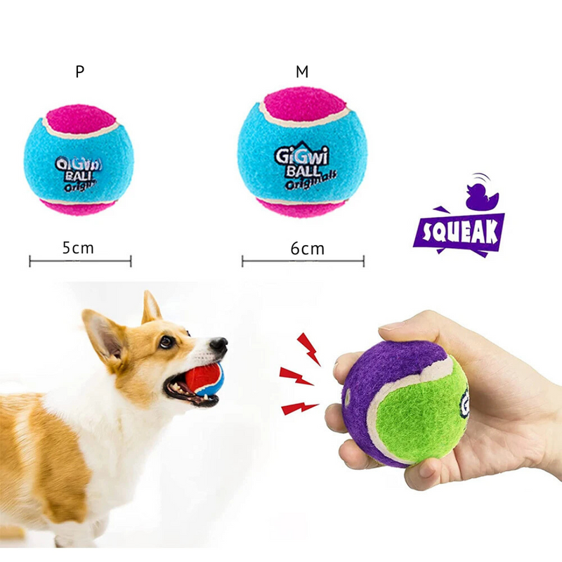 Bola de Tênis Pet Gigwi Ball Resistente para Cachorros