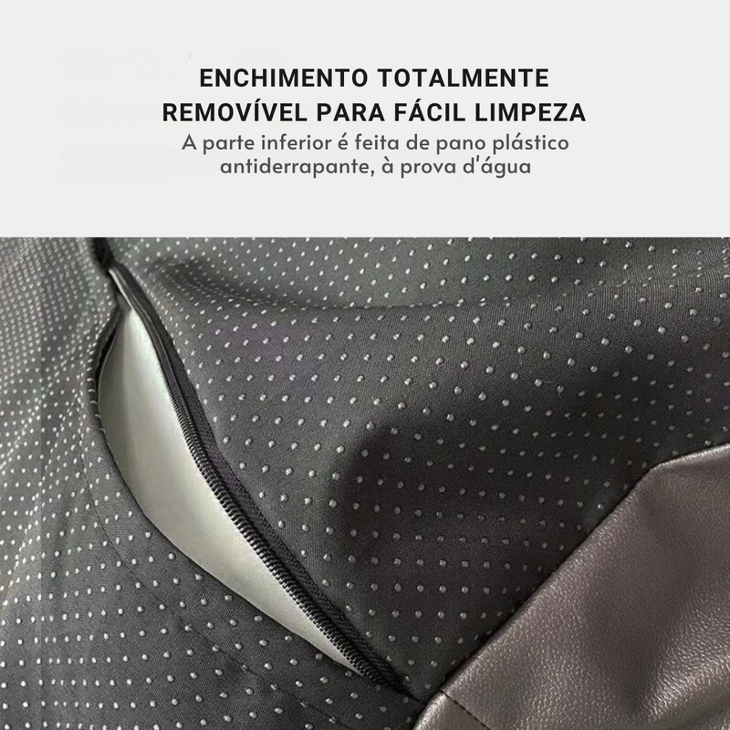 Cama Almofadão com Borda Travesseiro para Cachorros de Grande Porte