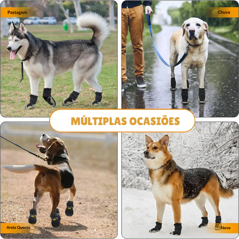 Sapato Bota Impermeável para Cachorros