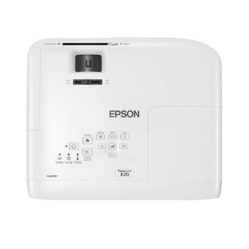 Projetor Epson PowerLite E20 3400 Lúmens