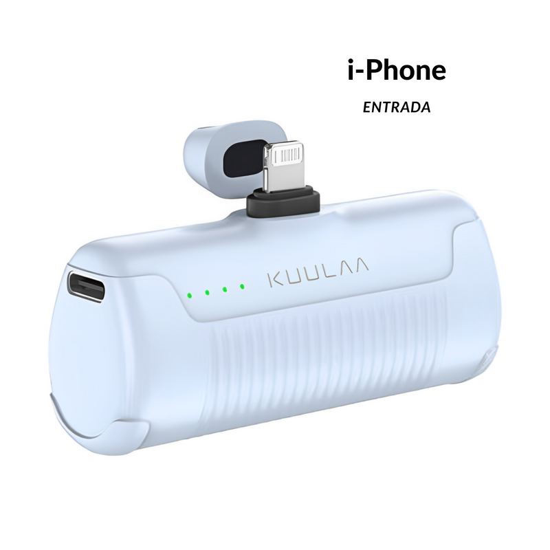 Carregador Portátil Kuula- Mini Power Bank de 4500mAh