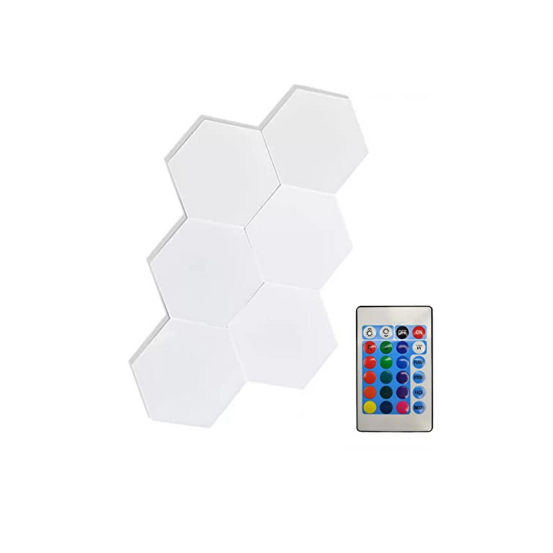 RGB Lâmpada de Parede Hexagonal Inteligente