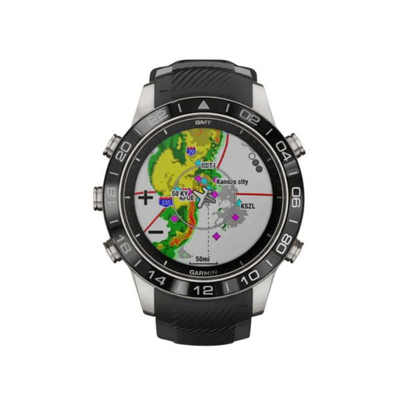 Relogio Smartwatch Garmin Marq Aviator Performance Edition - Preto