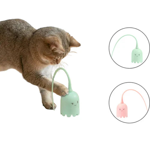 Brinquedo Interativo Para Gatos Elétrico Fantasma - PetMiau