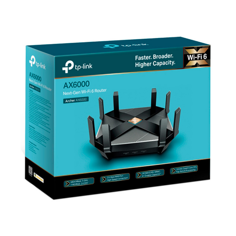 Roteador Wireless TP-Link Archer AX6000 4804MBPS