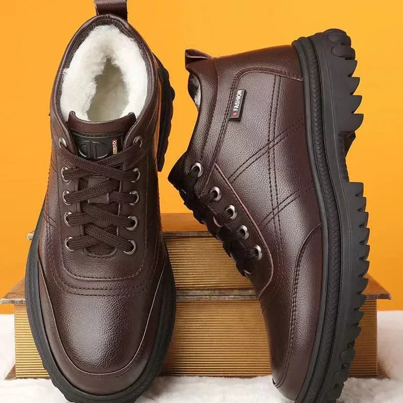 Bota de Couro Premium Casual Confort