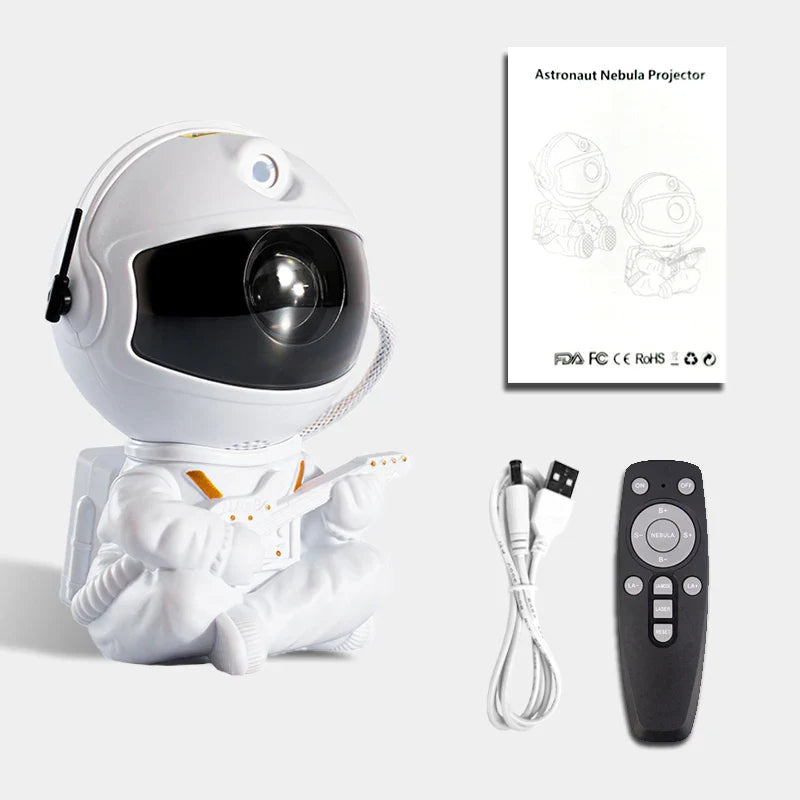 Projetor Galaxy e Star Astronaut