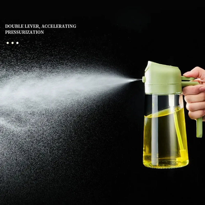 Bottle 2in1 Sprayer & Pourer | ChefControl: Domine o Óleo, Eleve o Sabor!