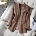 Blazer Feminino Slim Elegante para Escritório