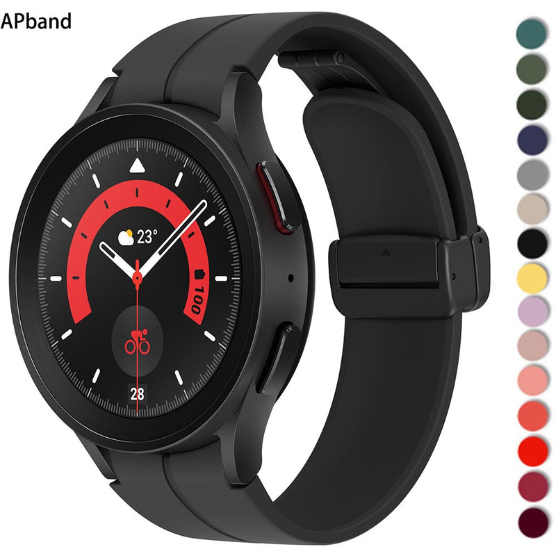 Pulseira Samsung Galaxy Watch Silicone Sport com Fecho Magnético