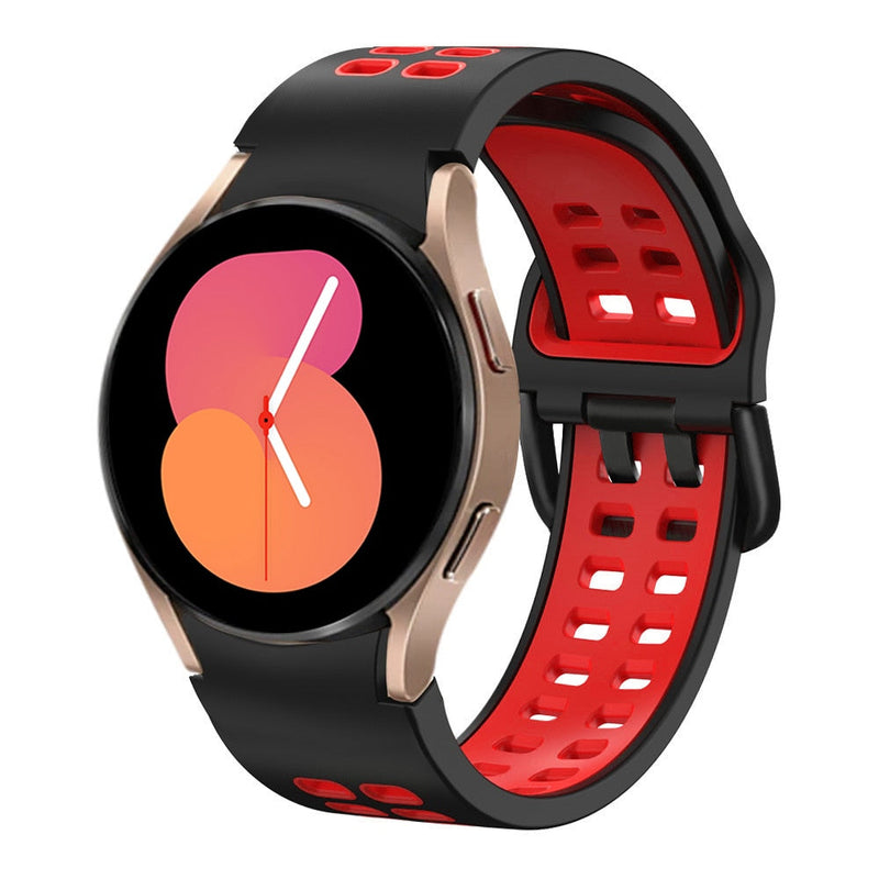 Pulseira Samsung Galaxy Watch Silicone com Furos Duplos