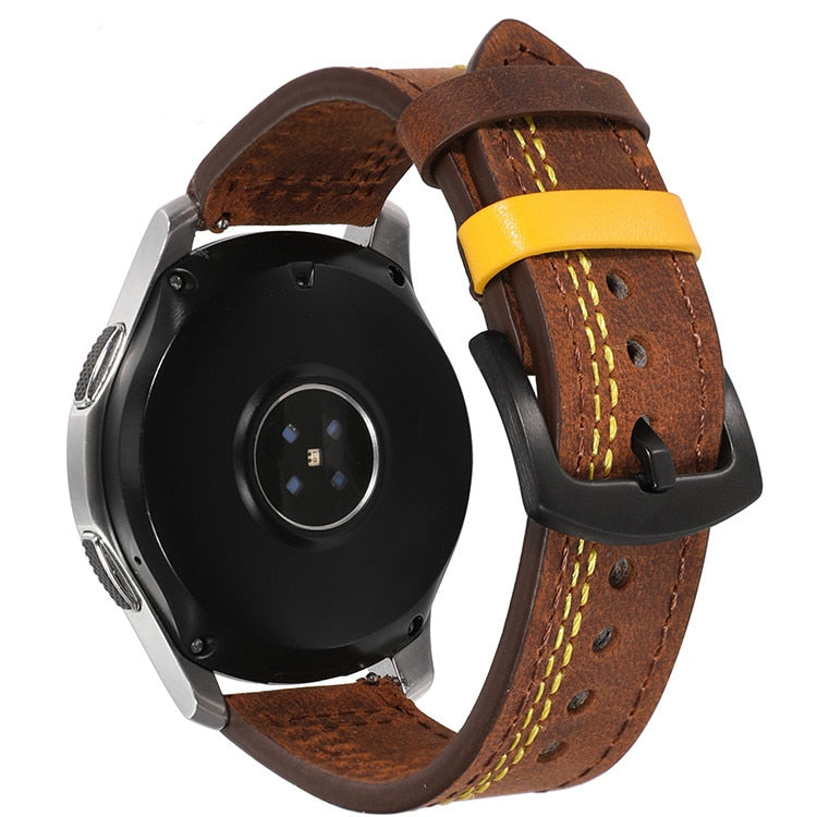 Pulseira Samsung Galaxy Watch Couro Vintage