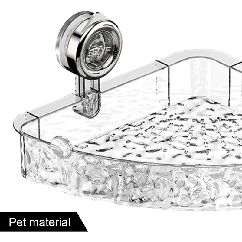 Bathroom Shower Basket Suction | AquaGrip: Organize Sem Furar, Transforma Sem Reformar!