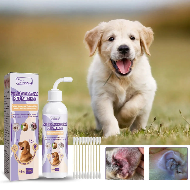 Solução Natural que remove sujeira, Cera e Protege Contra Infecções - Cleanpet free