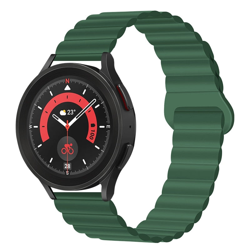 Pulseira Samsung Galaxy Watch Silicone com Fecho Magnético