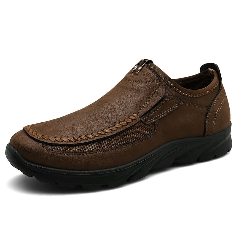 Sapato Mocassim Casual Masculino Confort Antiodor Café