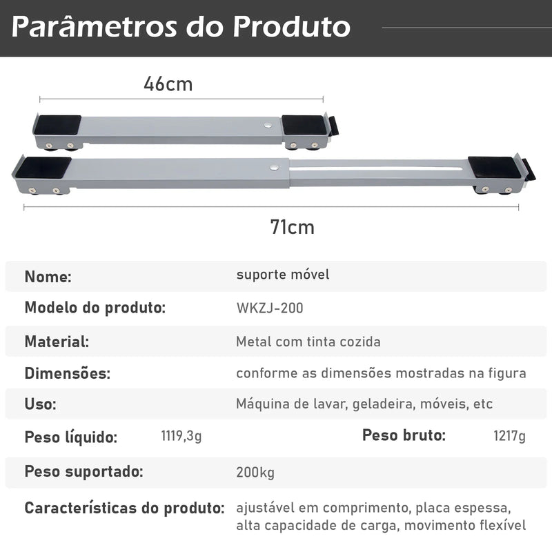 Suporte para móveis - FlexiMove™ Castiliani + Brinde