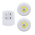 Smart Wireless Round LED Light, Lâmpadas reguláveis, Iluminação para o quarto, Cozinha, Under-Furniture, Roupeiro, Controle remoto