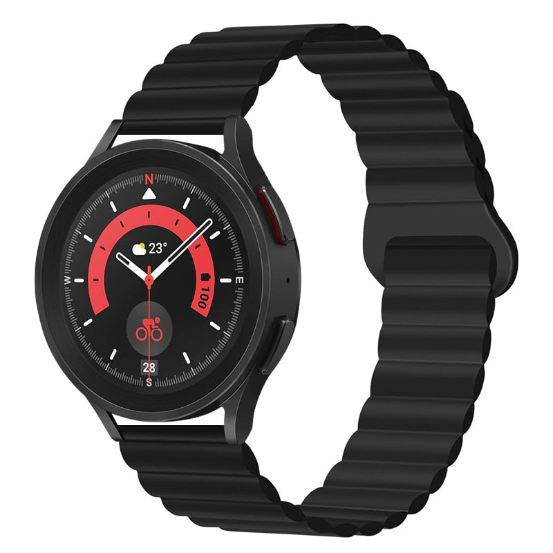 Pulseira Samsung Galaxy Watch Silicone com Fecho Magnético