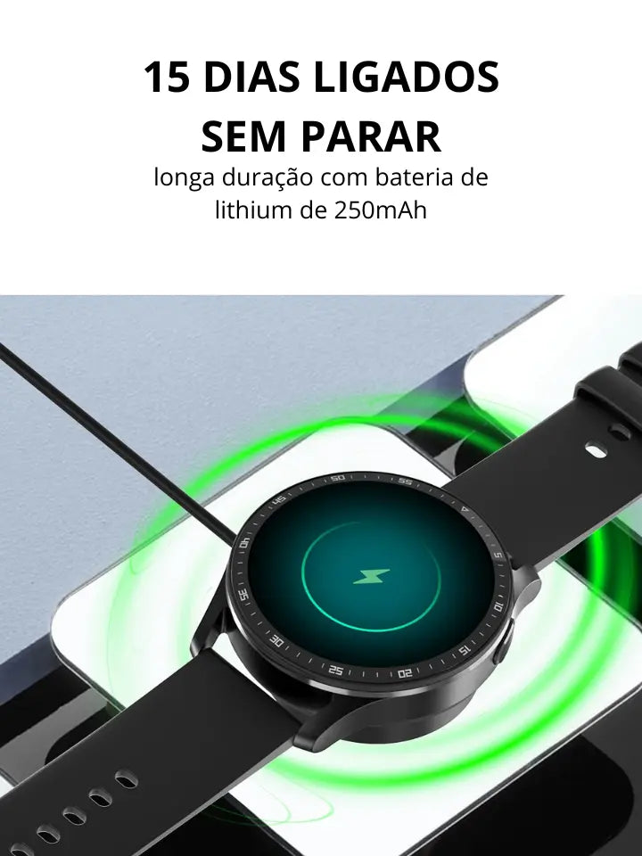 Smartwatch À Prova D'água 2 em 1 Fones de Ouvido Bluetooth - Airwatch