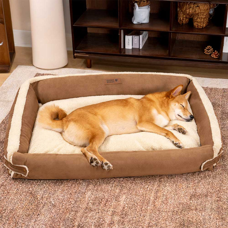 Cama ergonômica expansível e relaxante para cães - Tranquil Paws