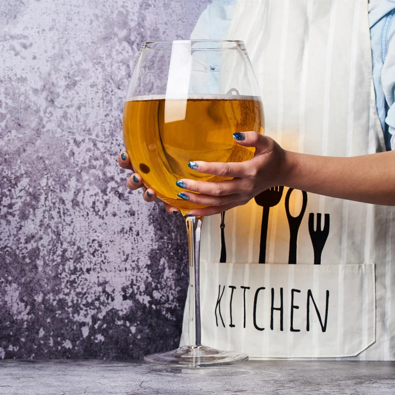 Taça de Vinho Cristal Gigante 3 Litros Bar em Casa Polihousi