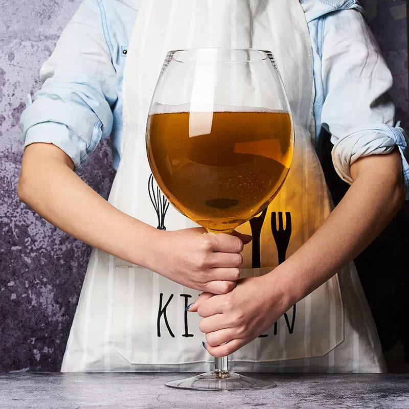 Taça de Vinho Cristal Gigante 3 Litros Bar em Casa Polihousi