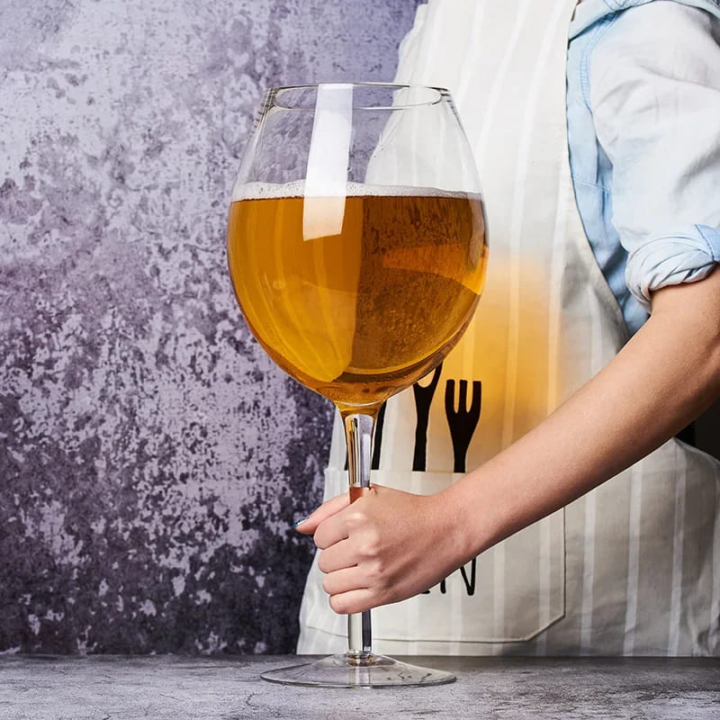 Taça de Vinho Cristal Gigante 3 Litros Bar em Casa Polihousi