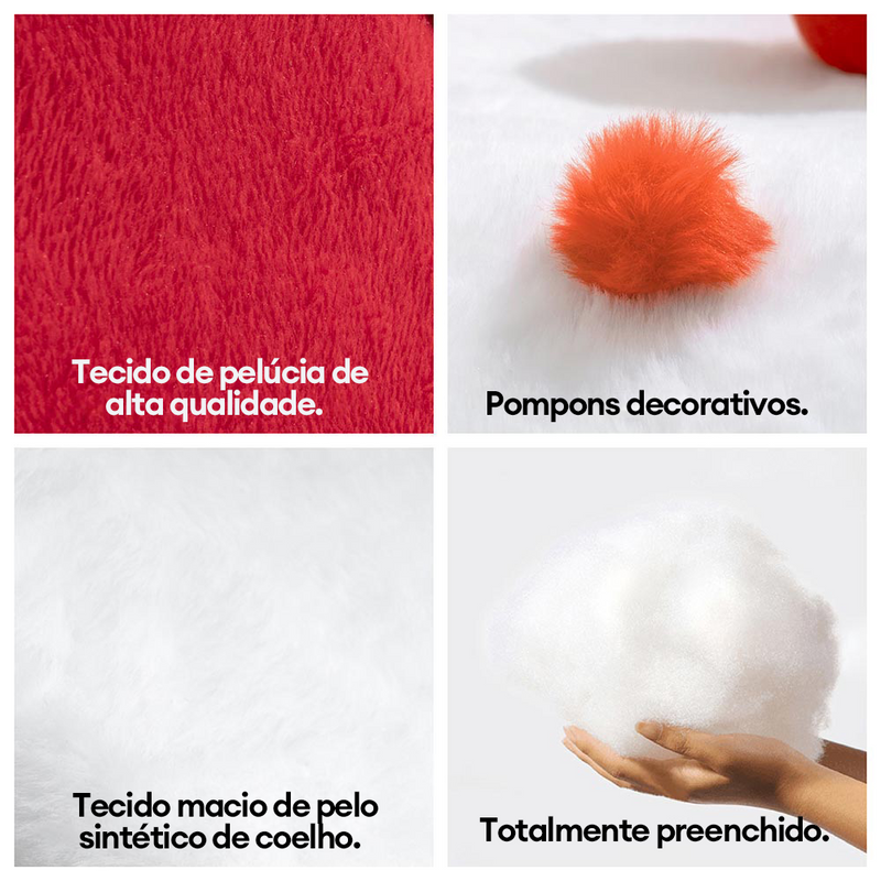 Cama ortopédica para cães Festive Snow House - Calor de Natal