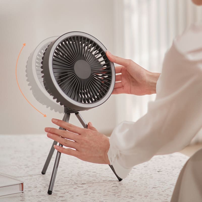 Ventilador de Coluna Portátil Recarregável de Mesa Castiliani