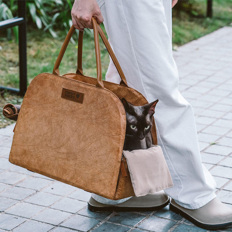 Transportador Multifuncional Ecológico Vogue para Gatos - Roamer da Cidade