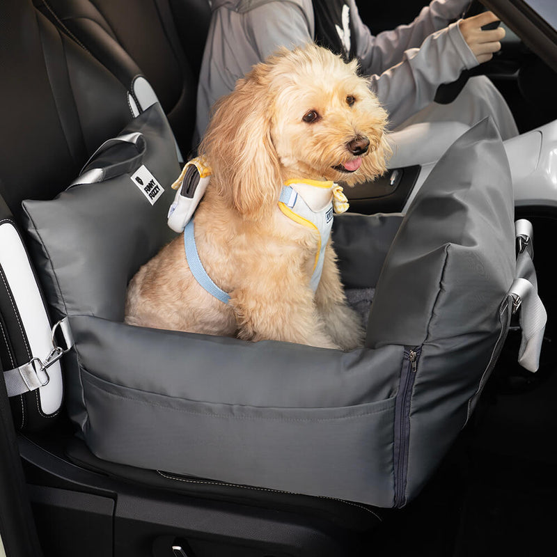 Cama Impermeável para Assento de Carro para Animais de Estimação - Primeira Classe