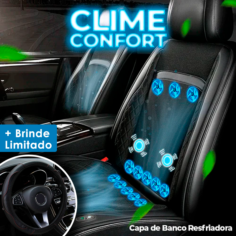 Capa de Banco Resfriadora Universal | Clime Confort (+Capa de Volante de Brinde)