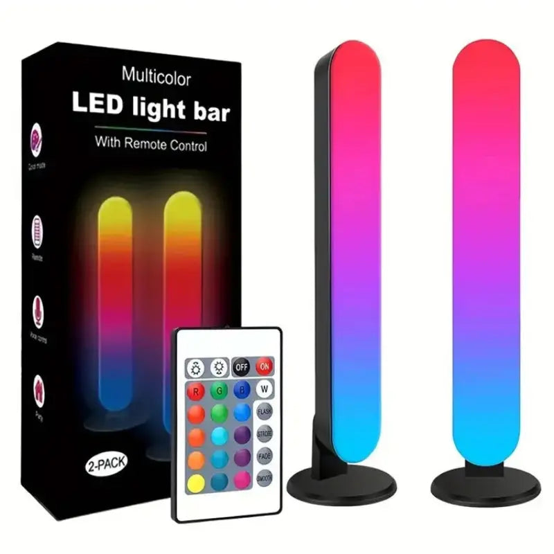 Barra de Luz LED RGB com Controle Remoto Para Quarto - Compre 1 Leve 2