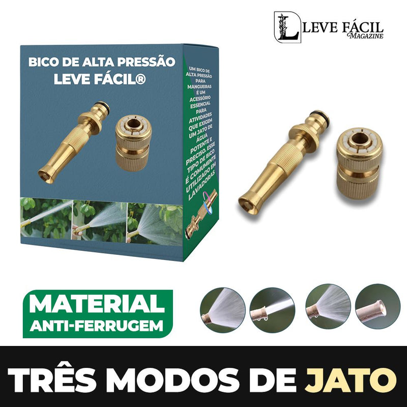 Bico de Alta Pressão Leve Fácil® - Três Níveis de Jato (LEVE 2 E ECONOMIZE)