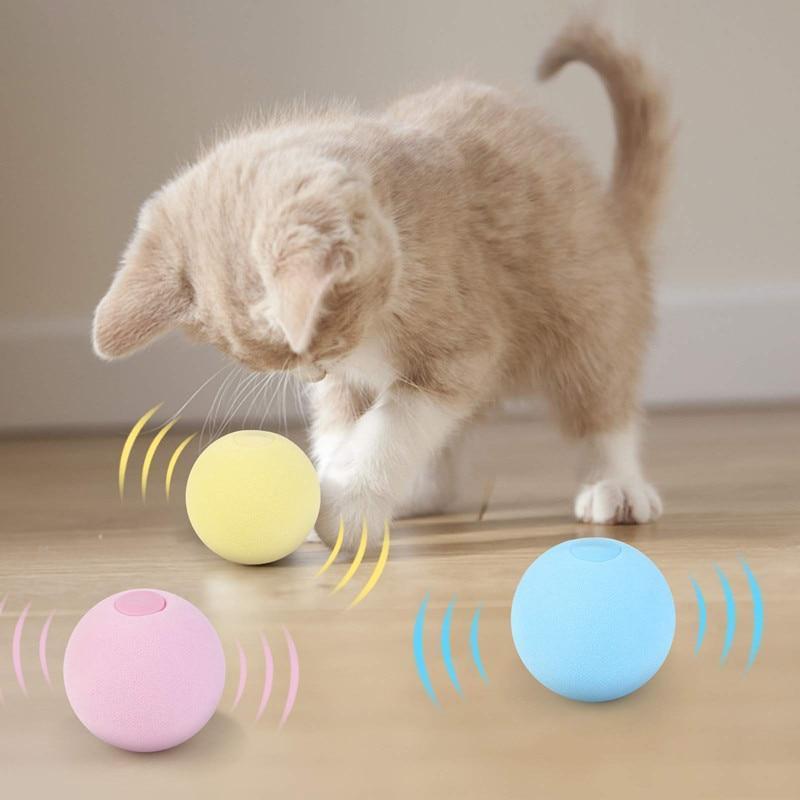 Bolinhas Elétrica Automática com Sons Para Gatos e Cachorros - PetFun