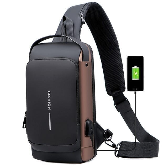 Mochila Anti-Furto com Senha USB Slim Bag | Segurança em primeira mão