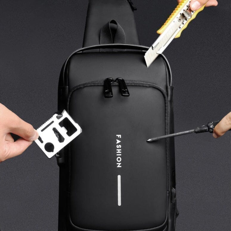 Mochila Anti-Furto com Senha USB Slim Bag | Segurança em primeira mão