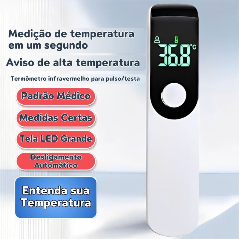 Termômetro Infravermelho Digital de Bolso Portátil | carregue para onde você for - Você sempre informado com a temperatura do filho